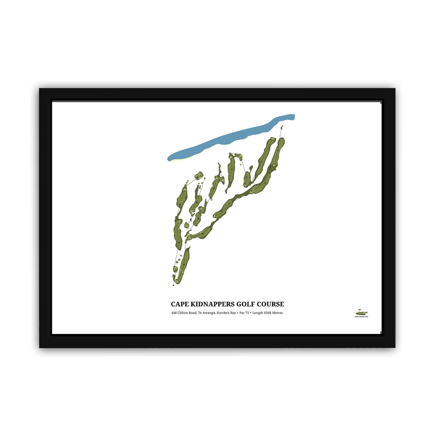 Cape Kidnappers Golf Course Art