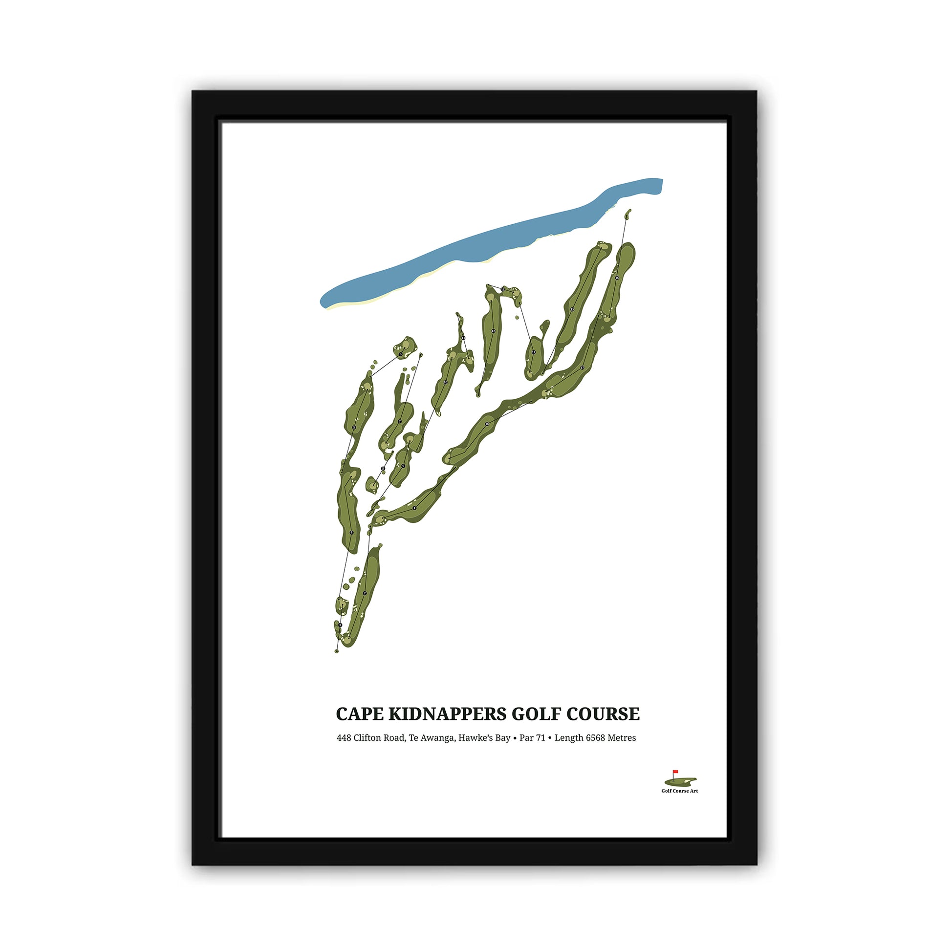 Cape Kidnappers Golf Course Art