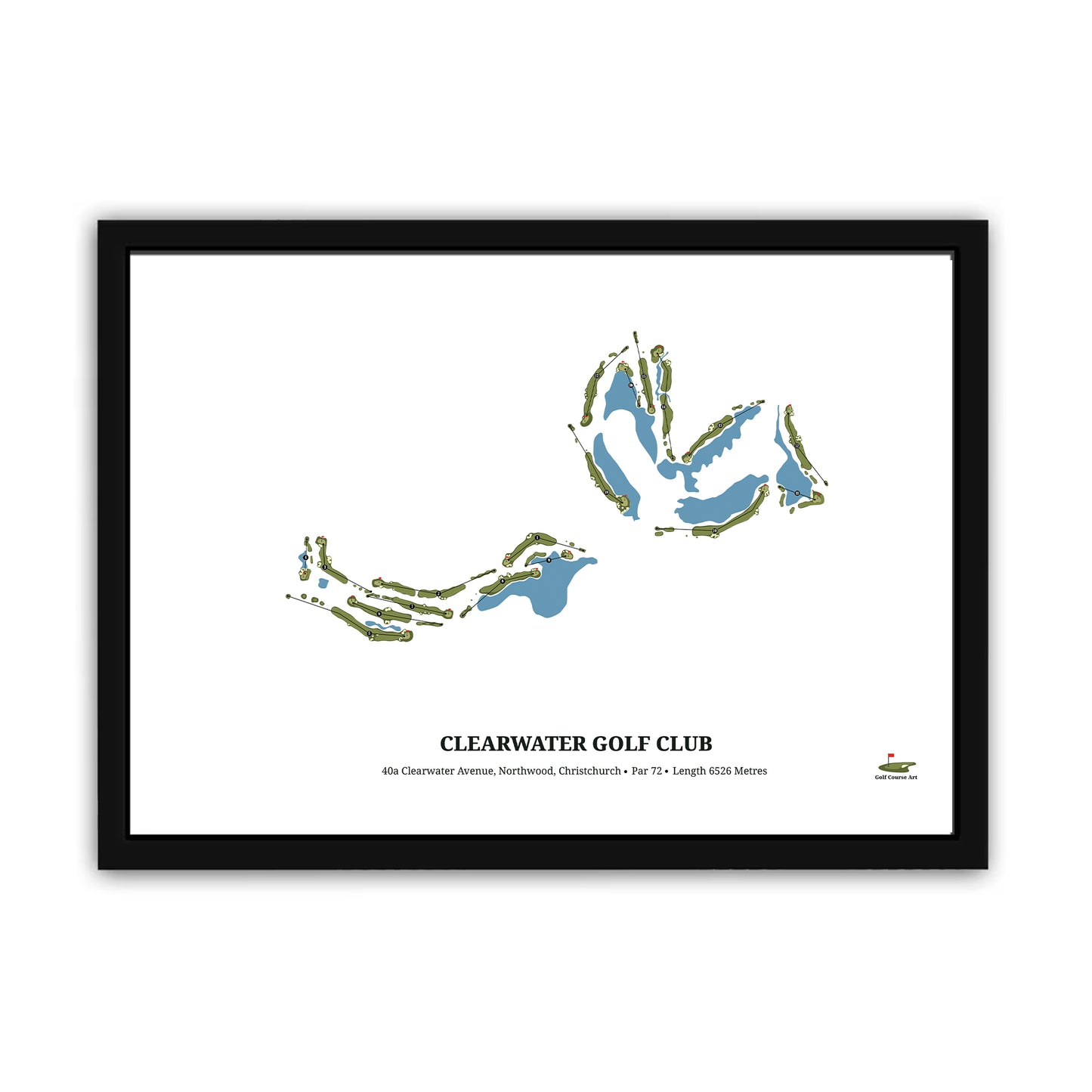 Clearwater Golf Course Art