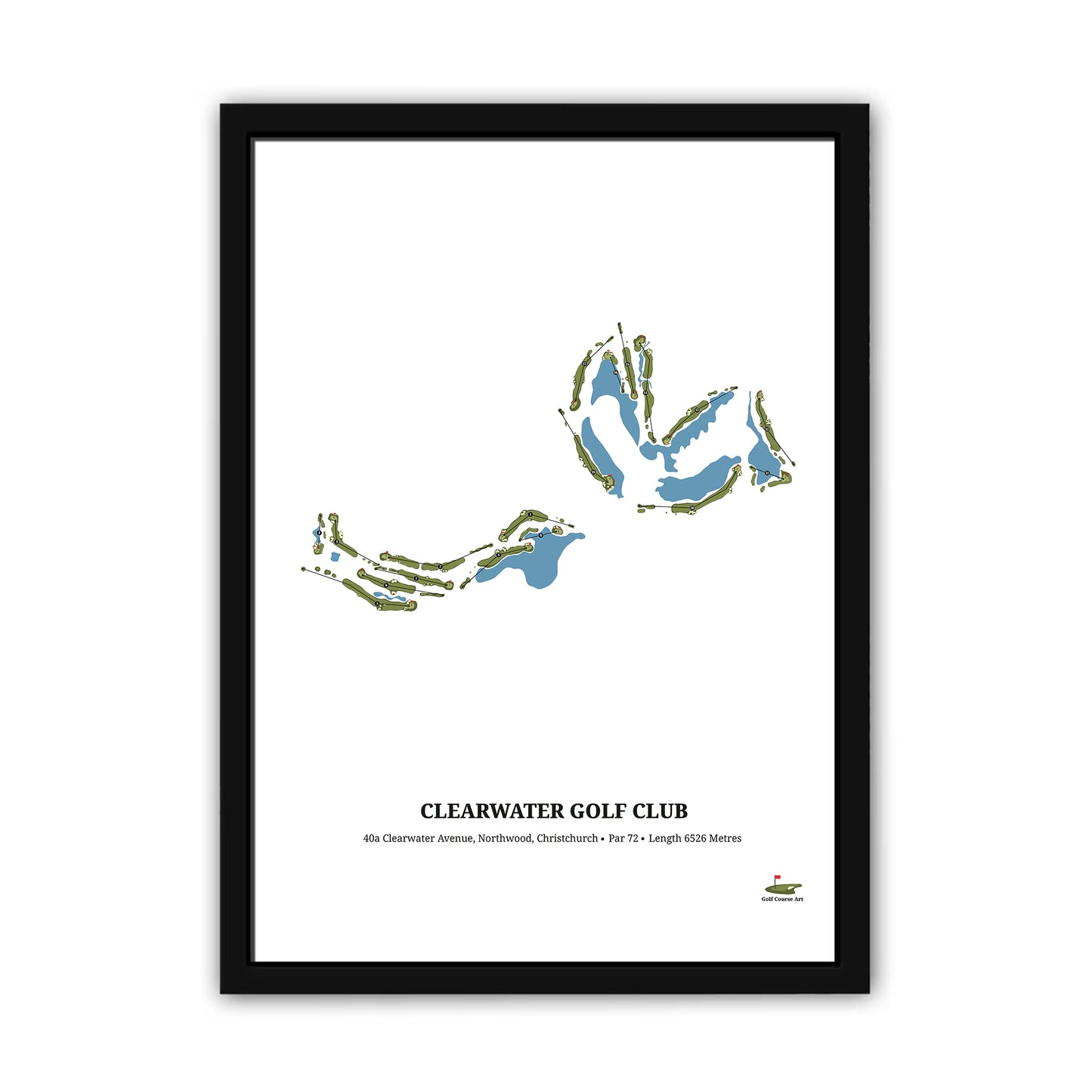 Clearwater Golf Course Art