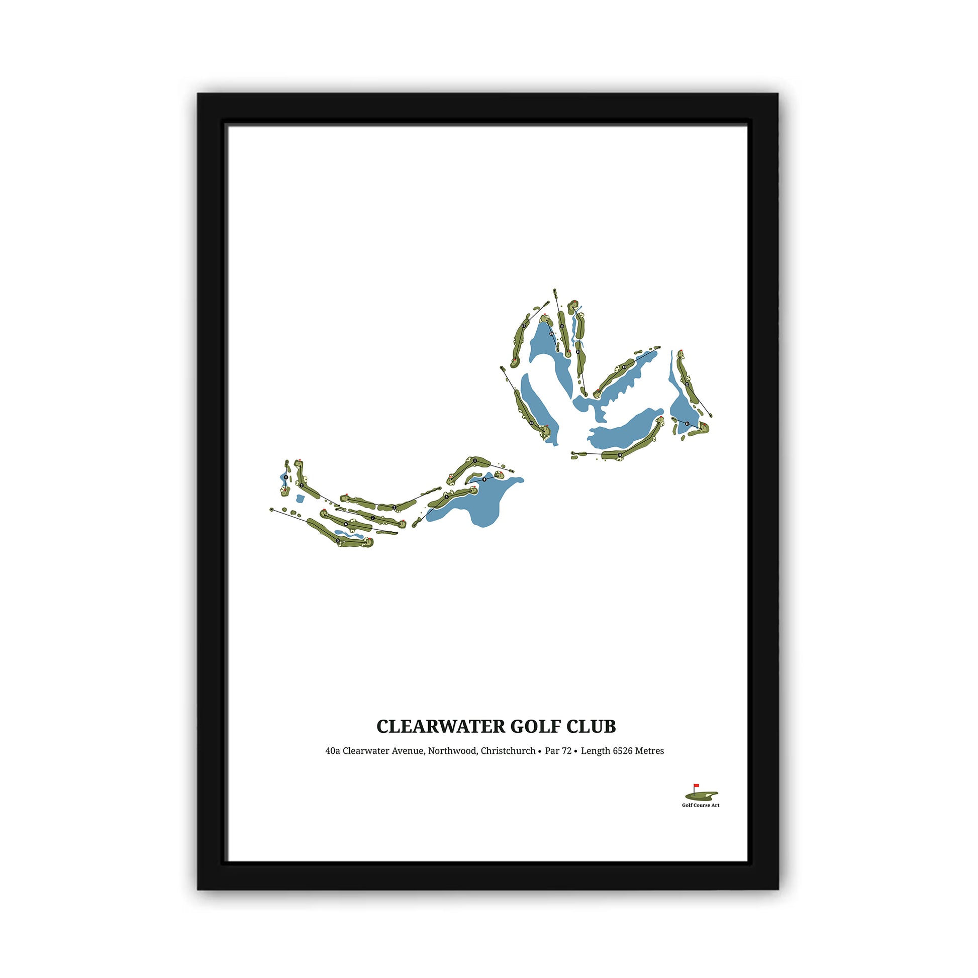 Clearwater Golf Course Art