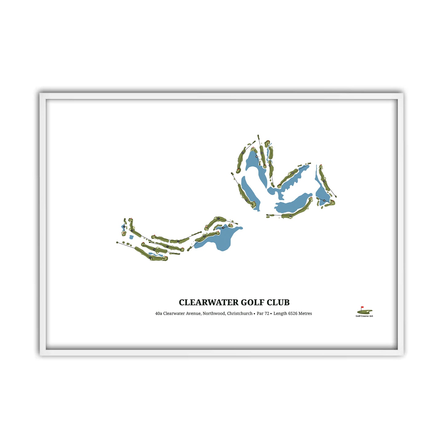 Clearwater Golf Course Art