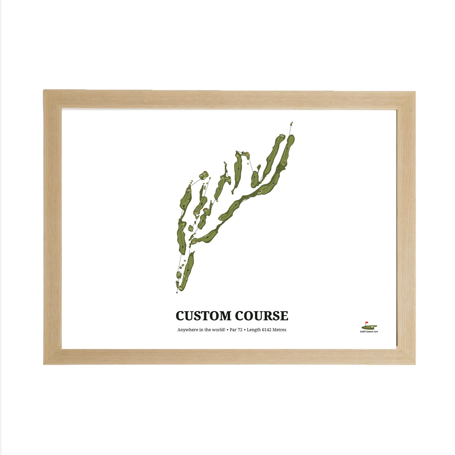 Golf Course Art Custom Course