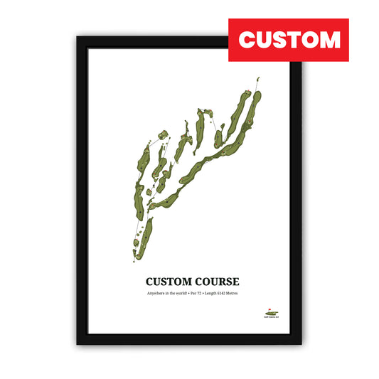 Golf Course Art Custom Course