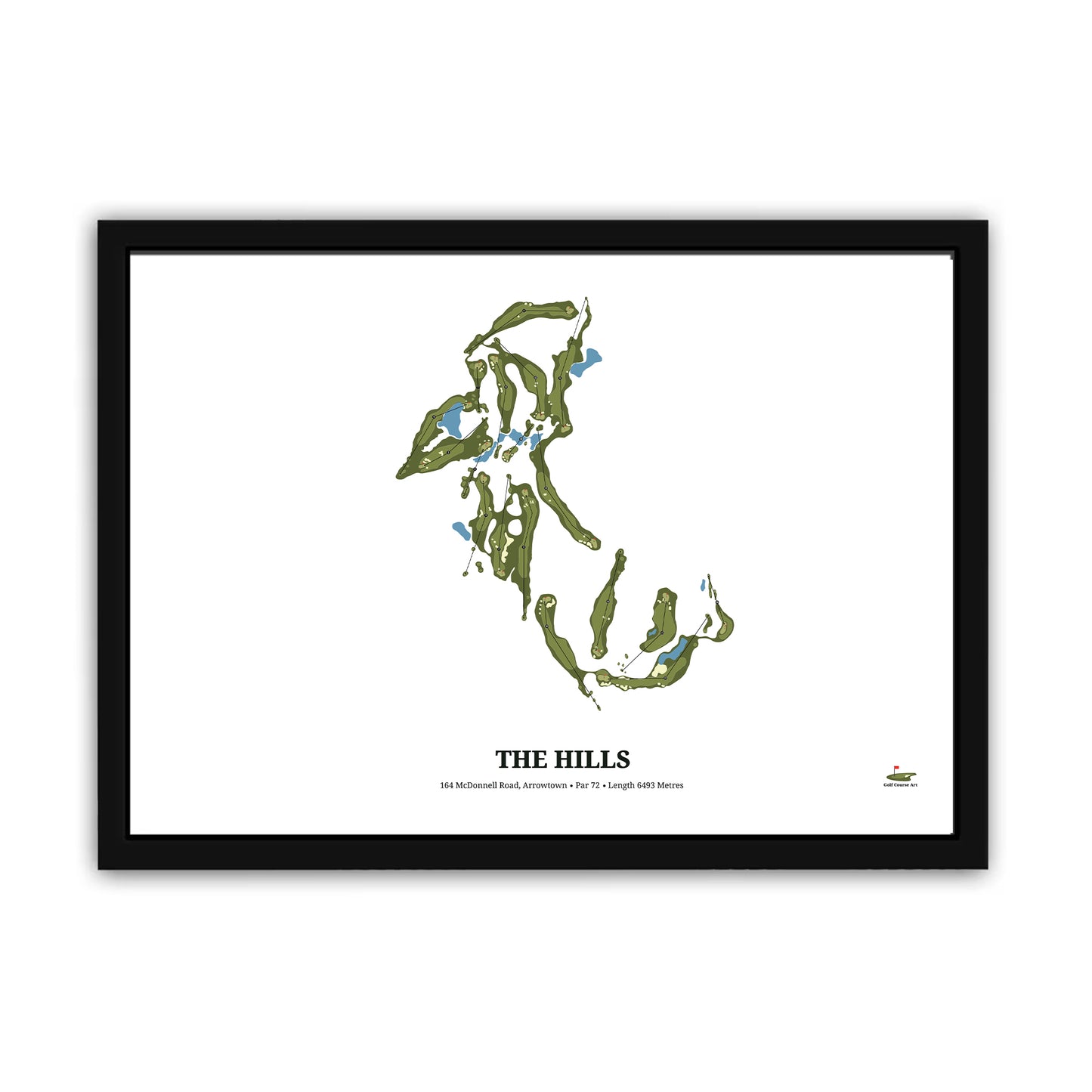 The Hills Golf Course Art