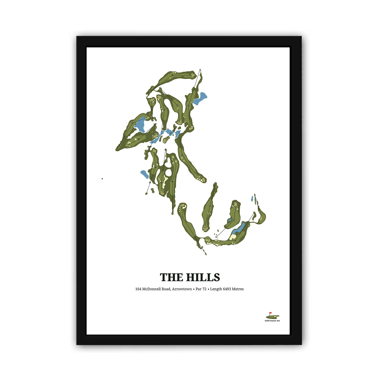 The Hills Golf Course Art