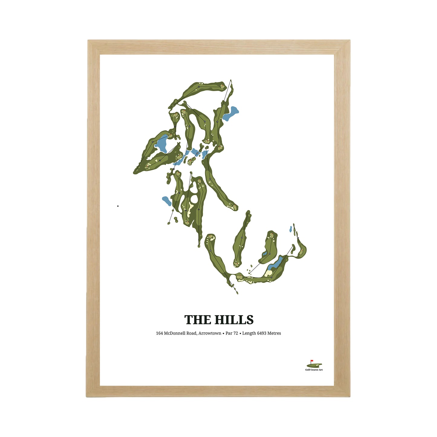 The Hills Golf Course Art