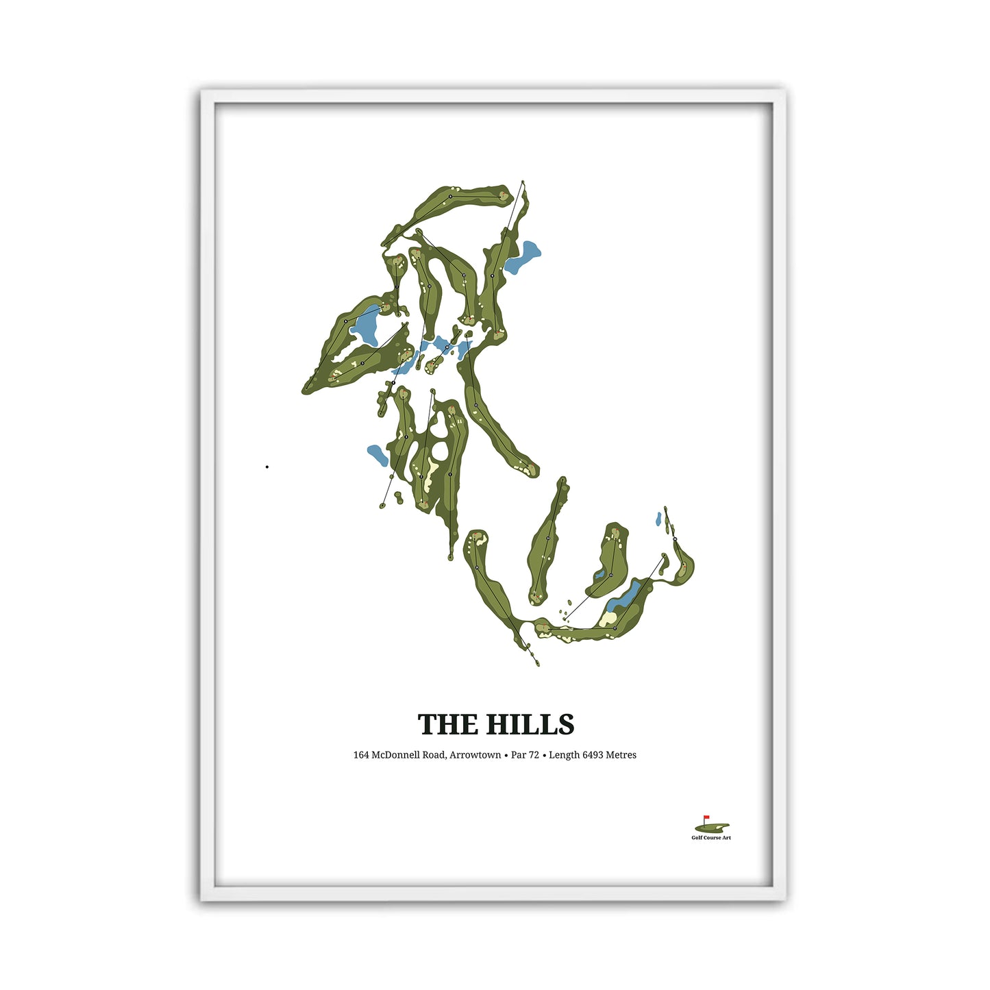 The Hills Golf Course Art