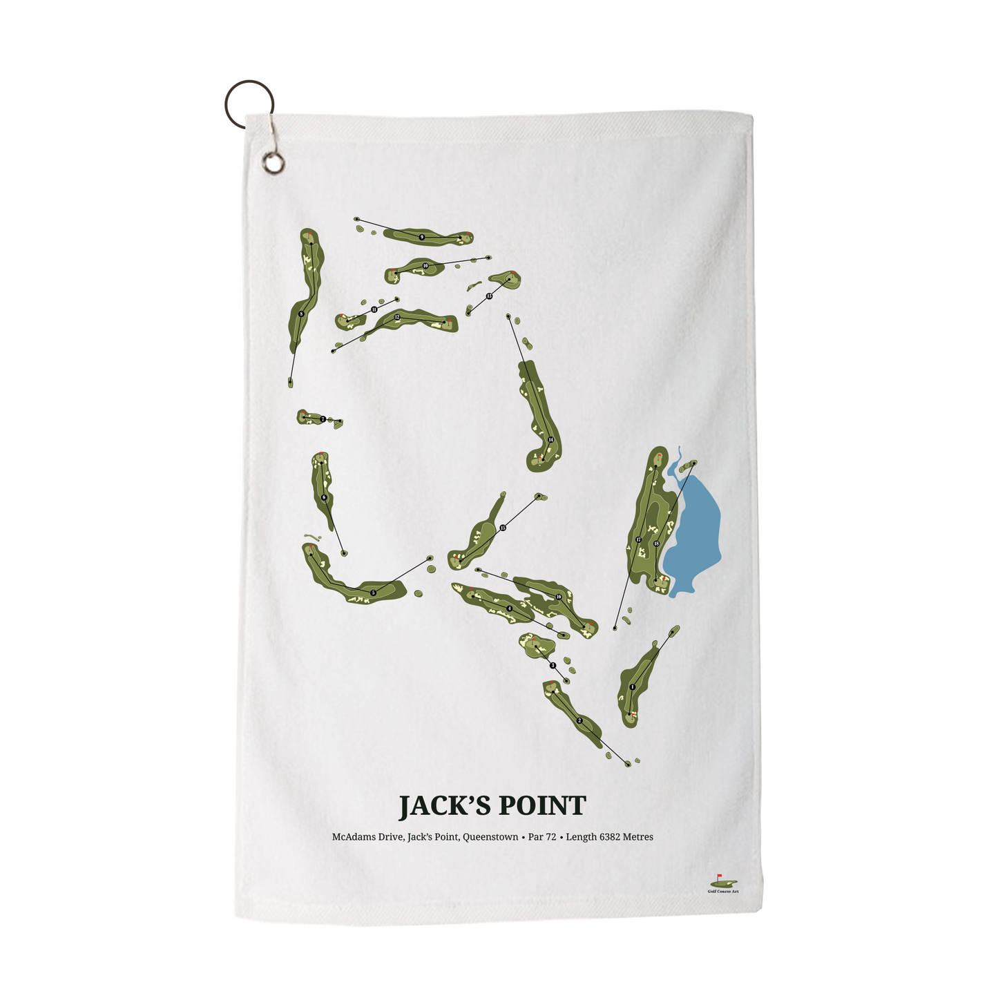 Jack's Point Art Golf Towel