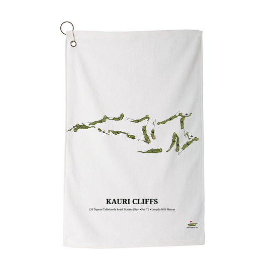 Kauri Cliffs Art Golf Towel