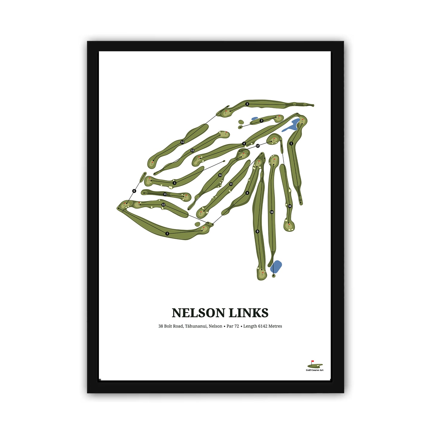 Nelson Golf Course Art