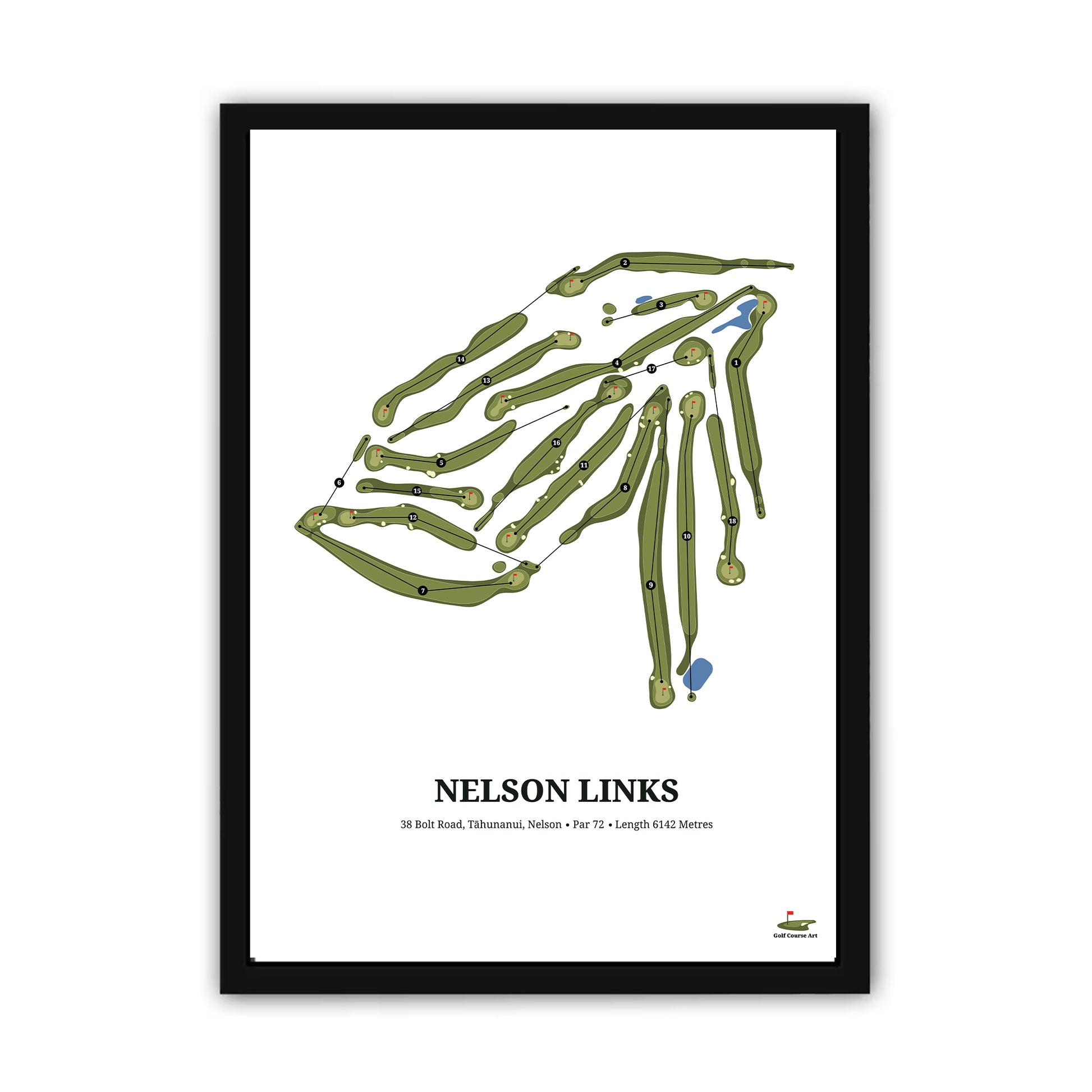 Nelson Golf Course Art