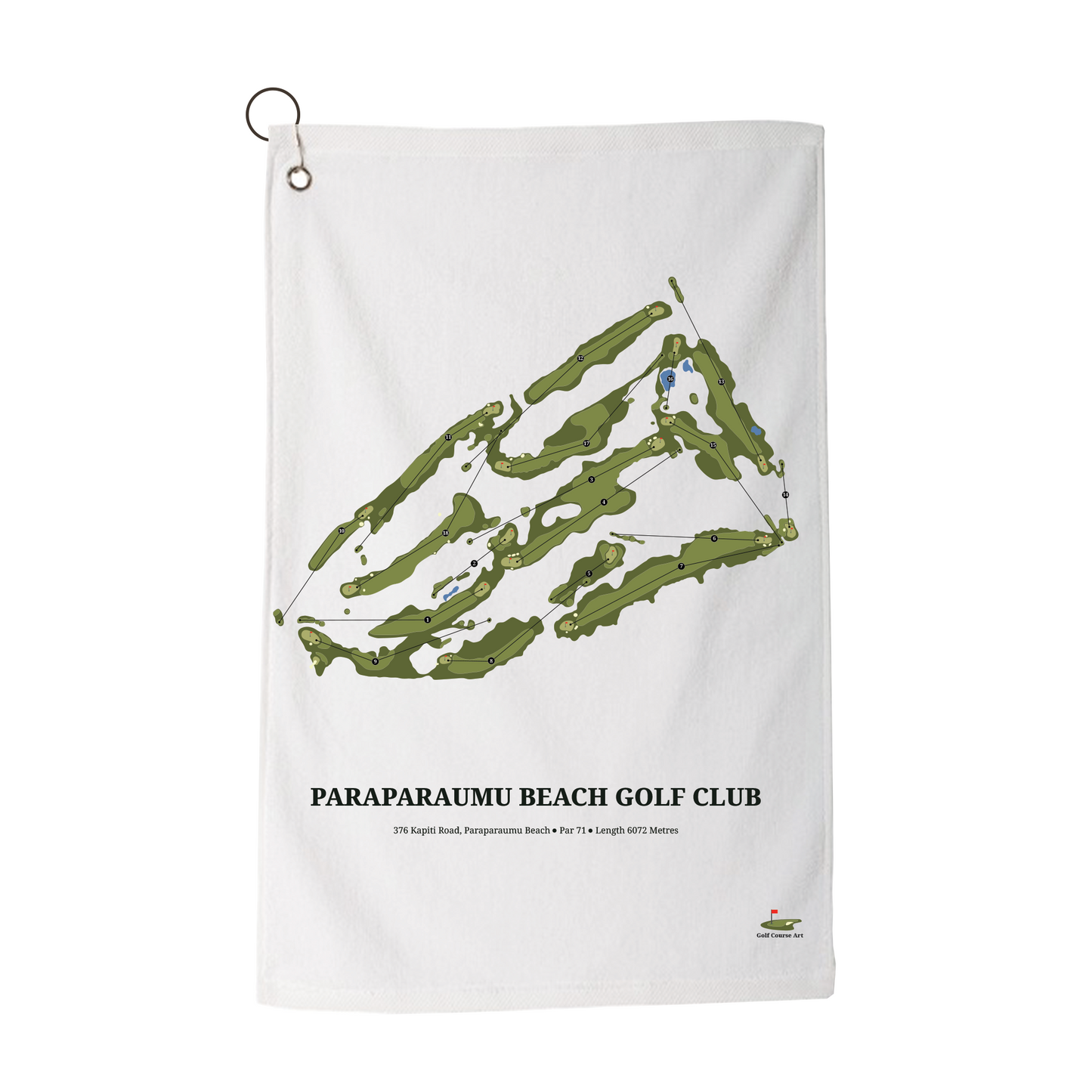 Paraparaumu Art Golf Towel
