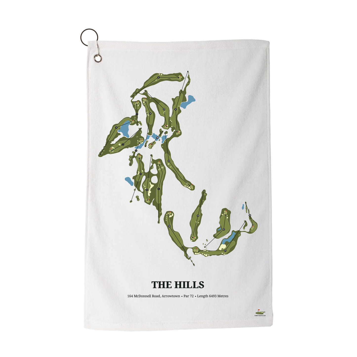 The Hills Art Golf Towel