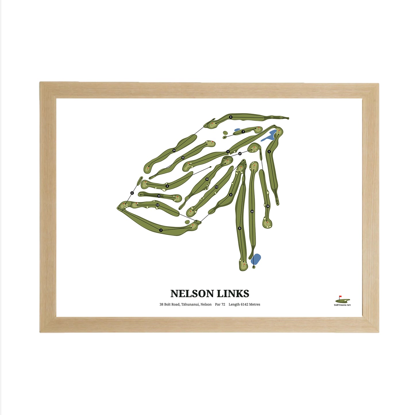 Nelson Golf Course Art